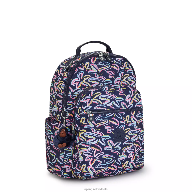 Laptop Backpacks Palm Fiesta Print Seoul Large Printed 15\ Laptop Backpack Women Kipling J6TNX466