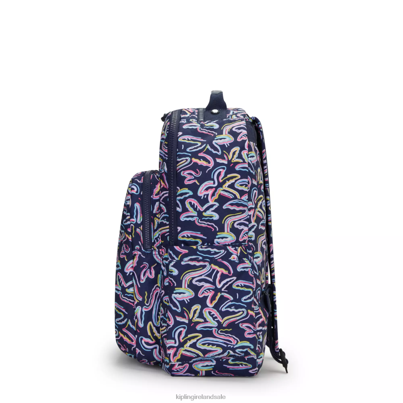 Laptop Backpacks Palm Fiesta Print Seoul Large Printed 15\ Laptop Backpack Women Kipling J6TNX466