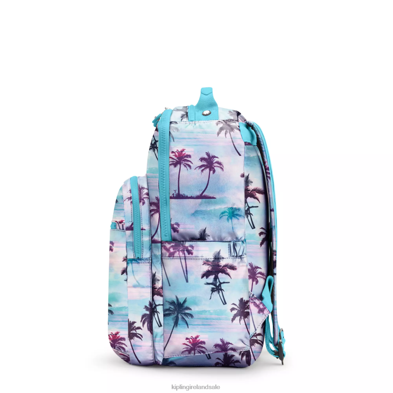 Laptop Backpacks Shadow Palm Print Seoul Large Printed 15\ Laptop Backpack Women Kipling J6TNX465