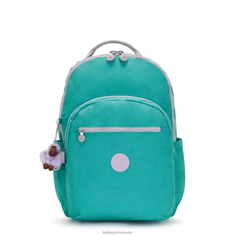 Laptop Backpacks Surfer Green Seoul Extra Large 17 Laptop Backpack Women Kipling J6TNX449