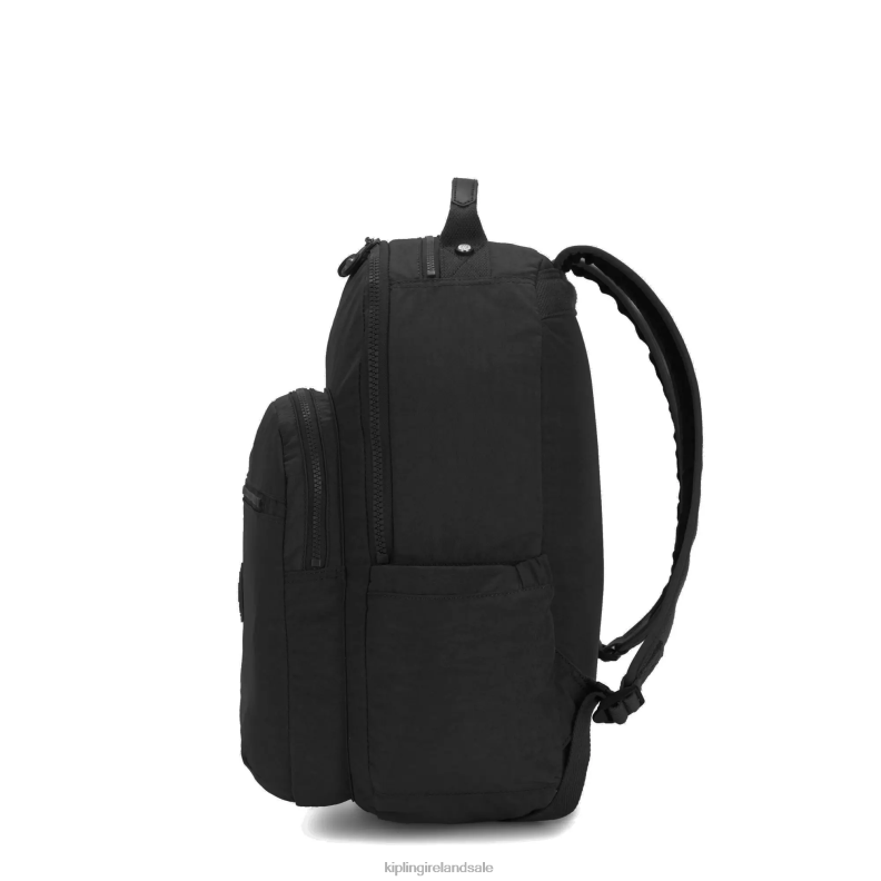 Laptop Backpacks True Black Tonal Seoul Large 15\ Laptop Backpack Women Kipling J6TNX476