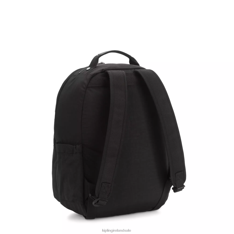Laptop Backpacks True Black Tonal Seoul Large 15\ Laptop Backpack Women Kipling J6TNX476