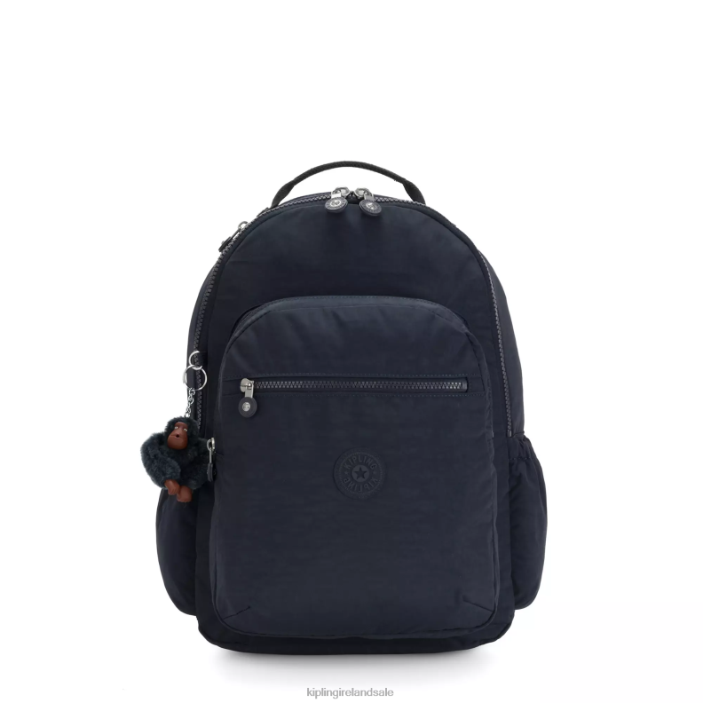 Laptop Backpacks True Blue Tonal Seoul Large 15 Laptop Backpack Women Kipling J6TNX470
