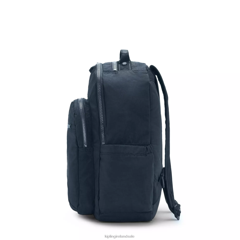 Laptop Backpacks True Blue Tonal Seoul Large 15\ Laptop Backpack Women Kipling J6TNX470
