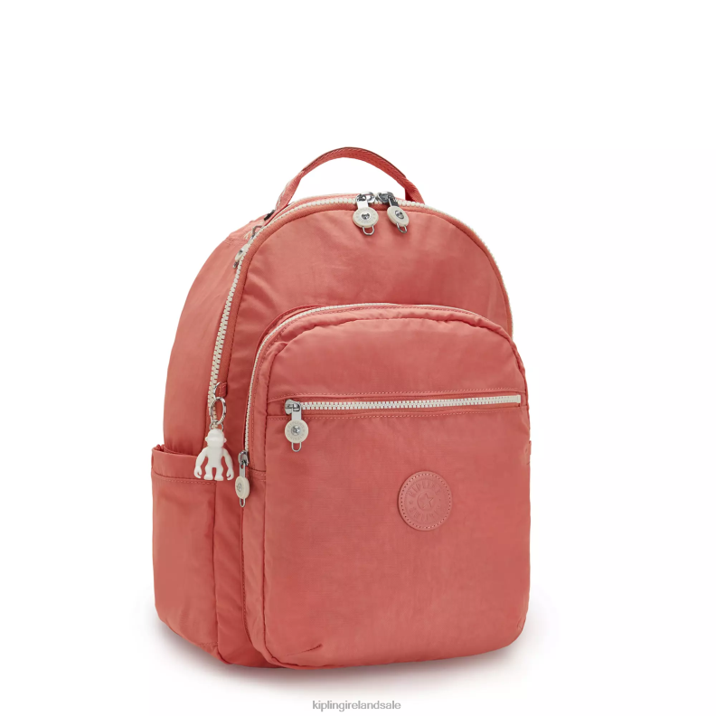 Laptop Backpacks Vintage Pink Seoul Large 15\ Laptop Backpack Women Kipling J6TNX475