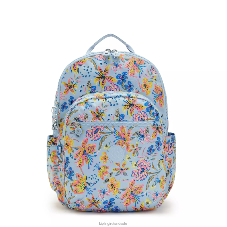 Laptop Backpacks Wild Flowers Seoul Extra Large Printed 17 Laptop Backpack Women Kipling J6TNX455
