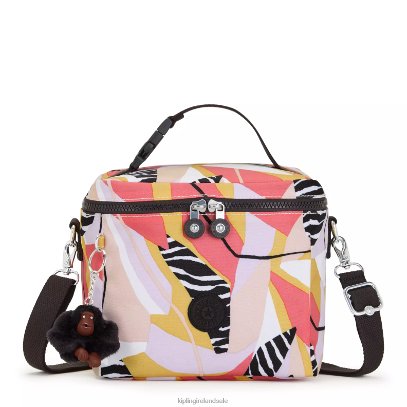 Lunch Bags Abstract Leave Graham Printed Lunch Bag Women Kipling J6TNX624