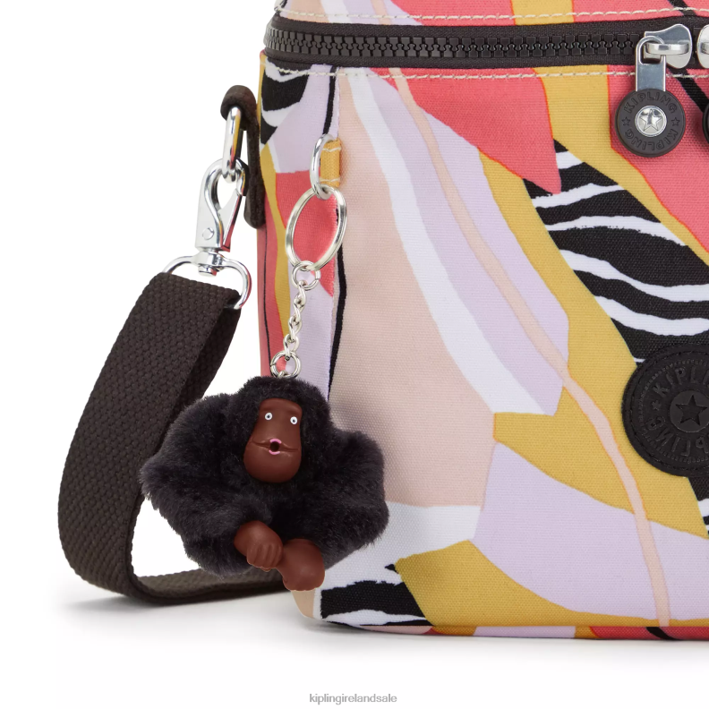 Lunch Bags Abstract Leave Graham Printed Lunch Bag Women Kipling J6TNX624