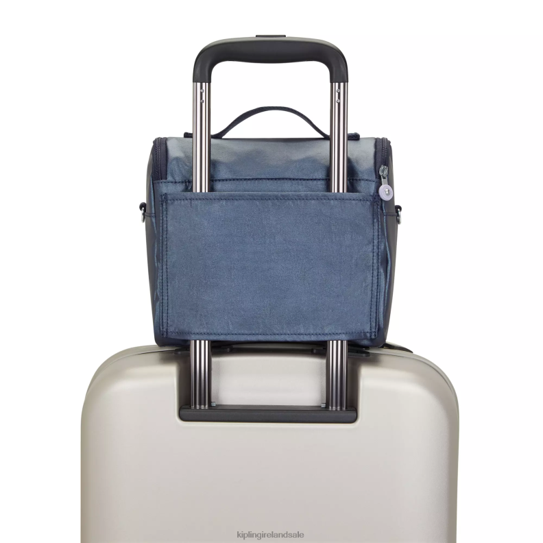 Lunch Bags Admiral Blue New Kichirou Metallic Lunch Bag Women Kipling J6TNX654