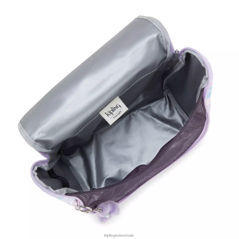 Lunch Bags Aqua Flowers New Kichirou Printed Lunch Bag Women Kipling J6TNX642