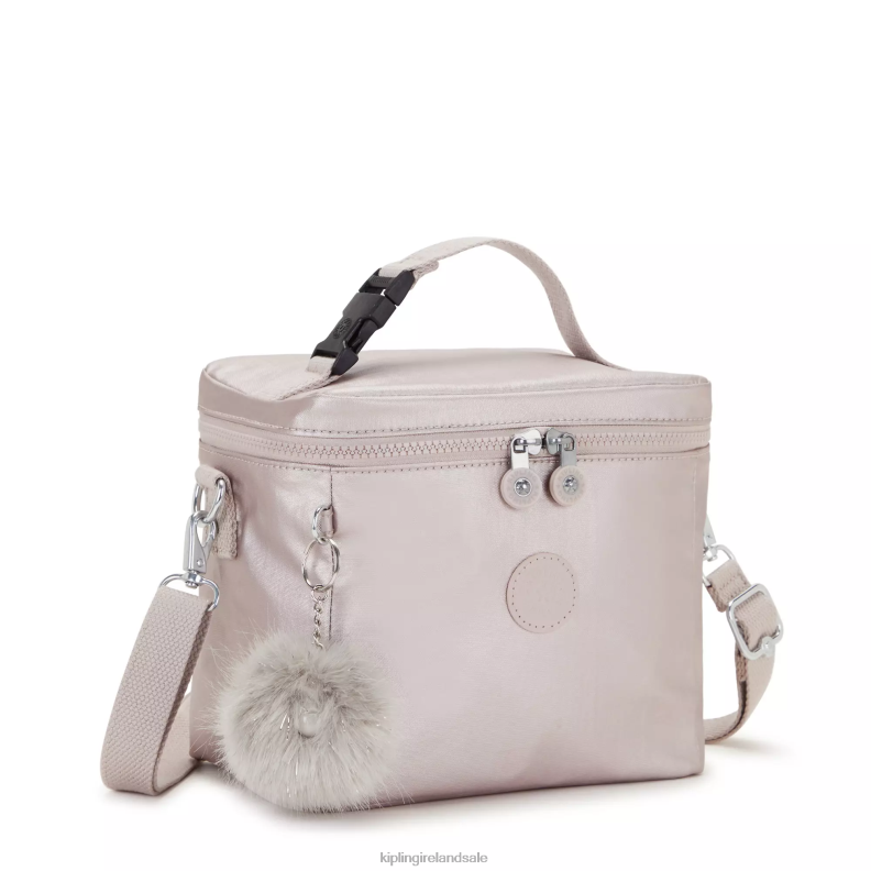 Lunch Bags Metallic Rose Graham Metallic Lunch Bag Women Kipling J6TNX649