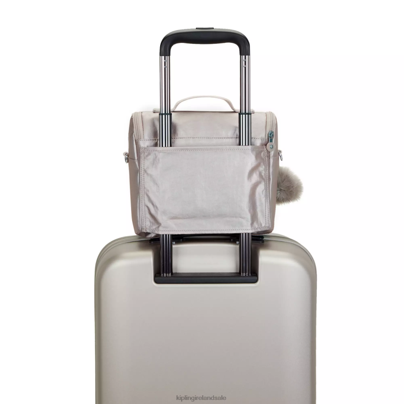 Lunch Bags Metallic Rose New Kichirou Metallic Lunch Bag Women Kipling J6TNX655