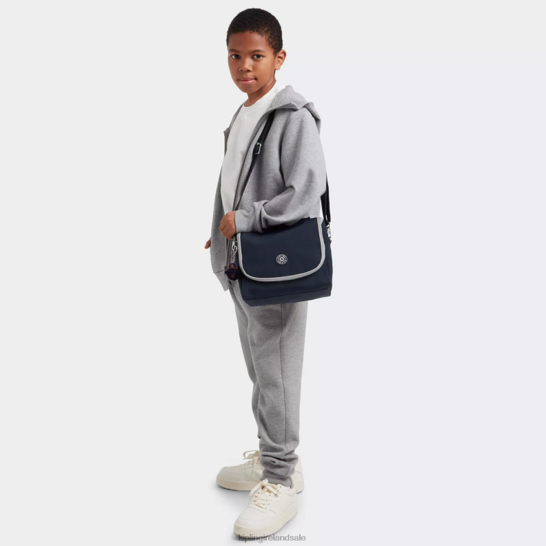 Lunch Bags True Blue Grey New Kichirou Kichirou Lunch Bag Women Kipling J6TNX657