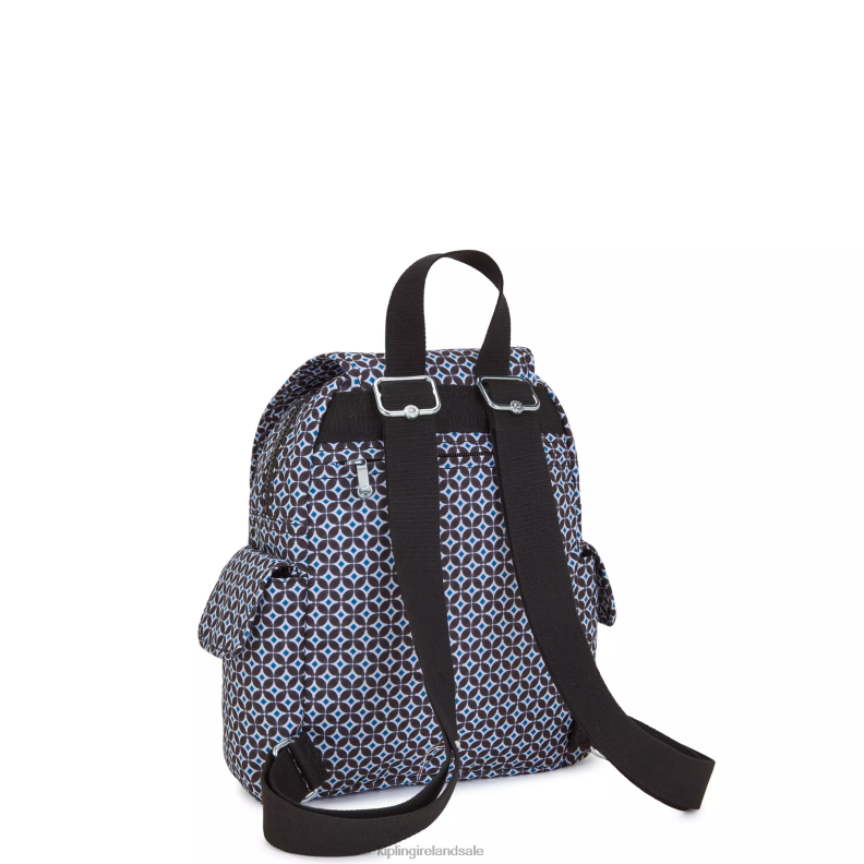 Mini Bags Blackish Tile City Pack Mini Printed Backpack Women Kipling J6TNX498