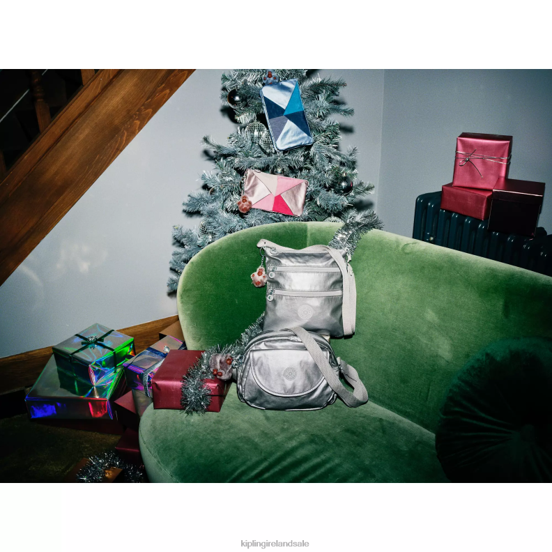 Mini Bags Bright Metallic Keiko Metallic Crossbody Mini Bag Women Kipling J6TNX96