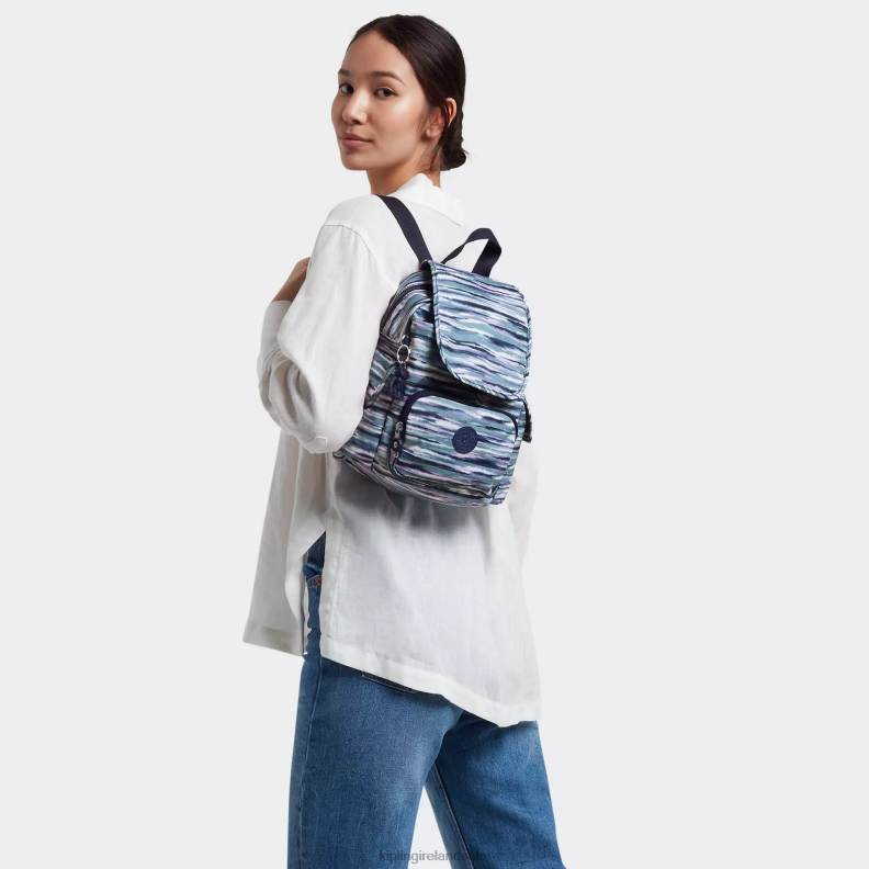 Mini Bags Brush Stripes City Pack Mini Printed Backpack Women Kipling J6TNX497