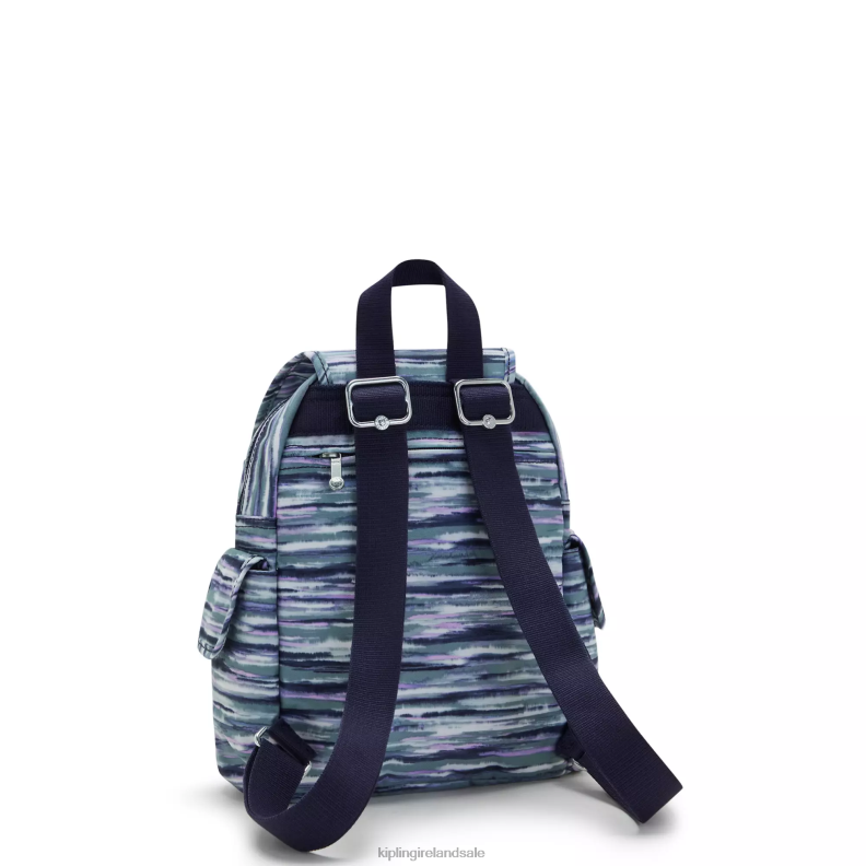 Mini Bags Brush Stripes City Pack Mini Printed Backpack Women Kipling J6TNX497