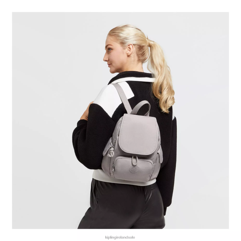 Mini Bags Grey Gris City Pack Mini Backpack Women Kipling J6TNX410