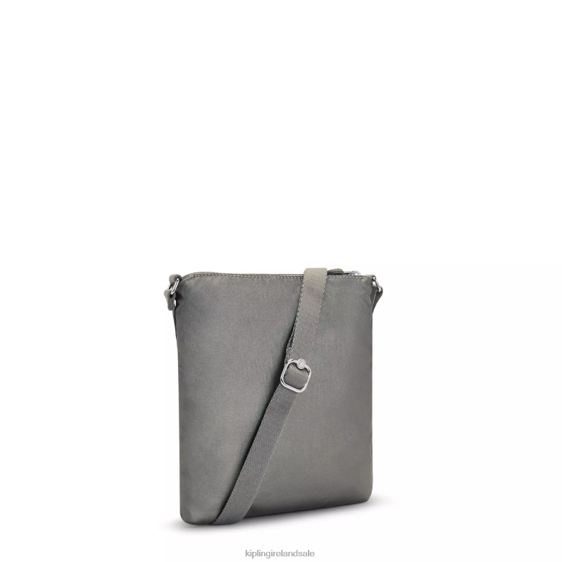 Mini Bags Moon Grey Metallic Keiko Metallic Crossbody Mini Bag Women Kipling J6TNX95