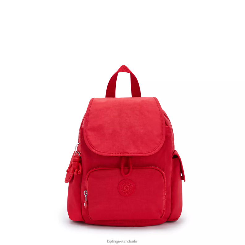 Mini Bags Red Rouge City Pack Mini Backpack Women Kipling J6TNX415