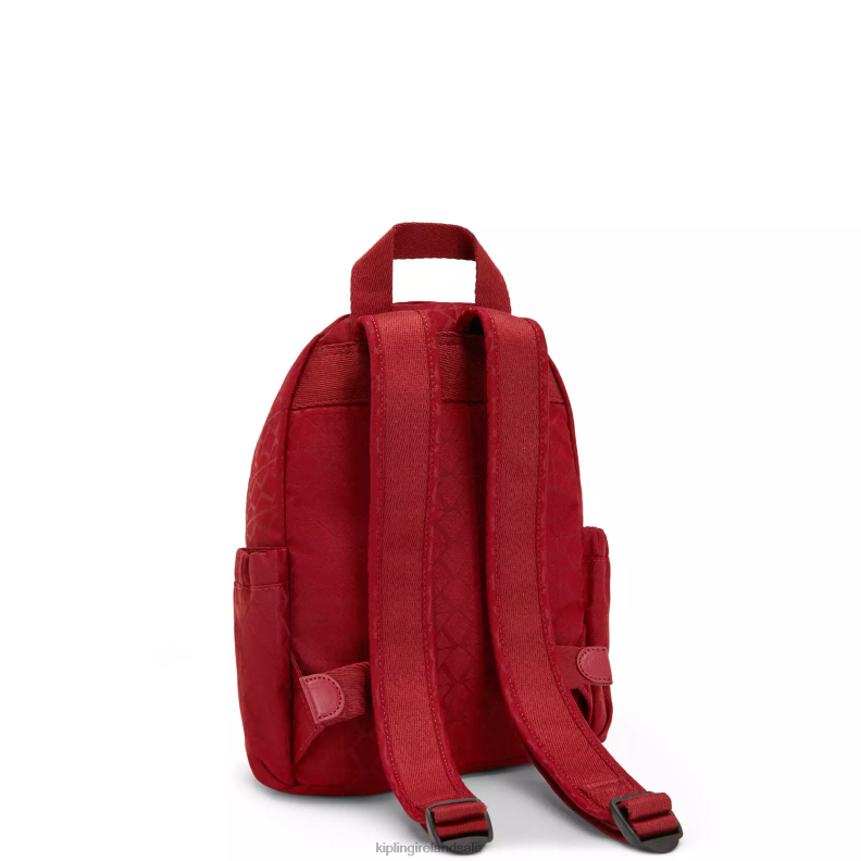 Mini Bags Signature Red Delia Mini Backpack Women Kipling J6TNX387