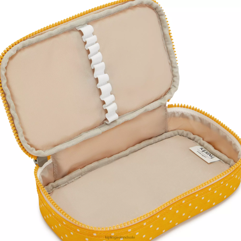 Pens  Pencil Cases Soft Dot Yellow 50 Pens Printed Case Women Kipling J6TNX594