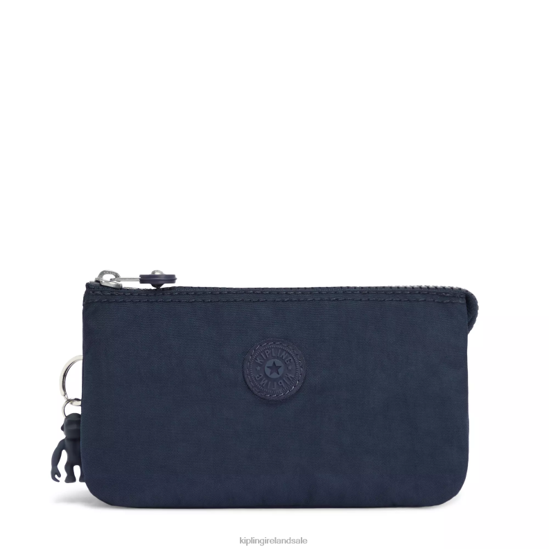 Pouches Blue Bleu Creativity Large Pouch Women Kipling J6TNX536