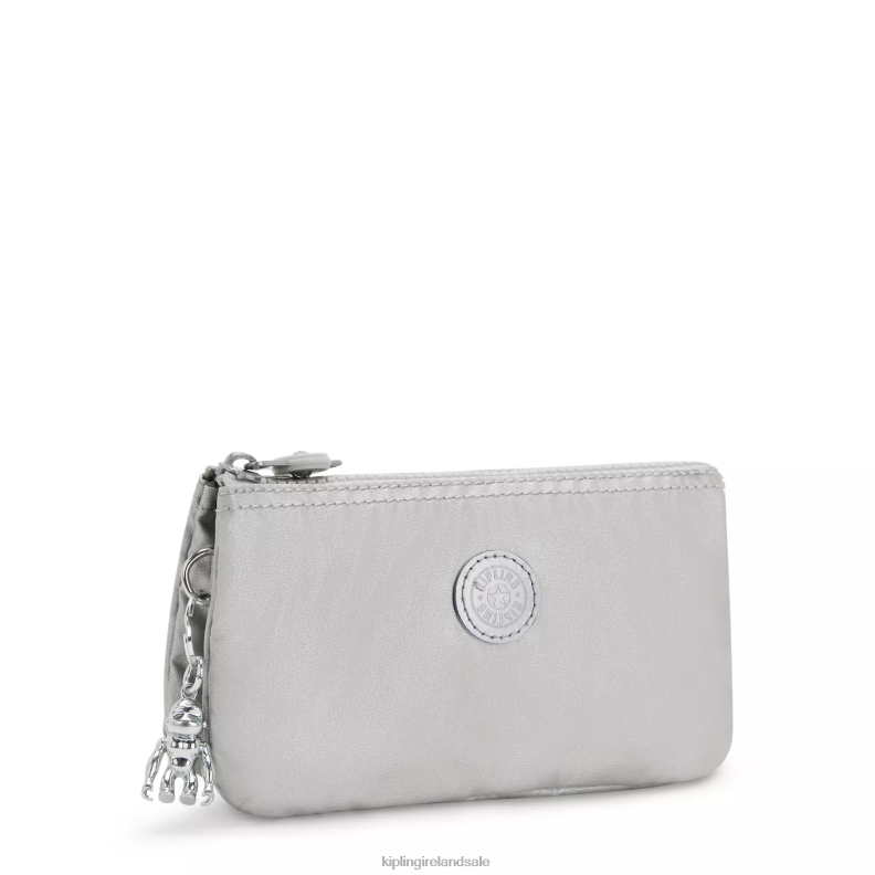 Pouches Bright Metallic Creativity Large Metallic Pouch Women Kipling J6TNX547