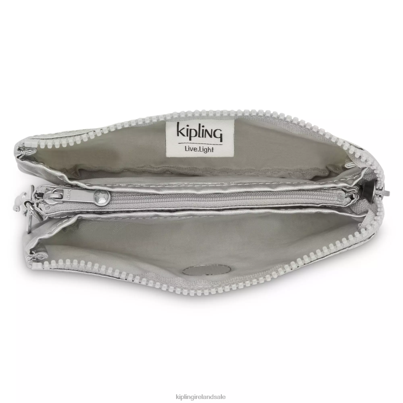 Pouches Bright Metallic Creativity Large Metallic Pouch Women Kipling J6TNX547