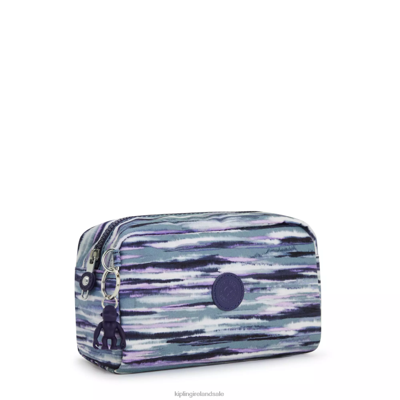 Pouches Brush Stripes Gleam Printed Pouch Women Kipling J6TNX528