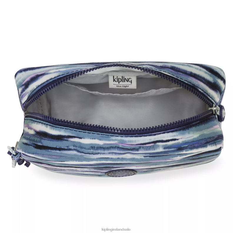 Pouches Brush Stripes Gleam Printed Pouch Women Kipling J6TNX528