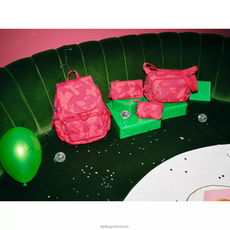 Pouches Coral Flower Creativity Large Printed Pouch Women Kipling J6TNX304