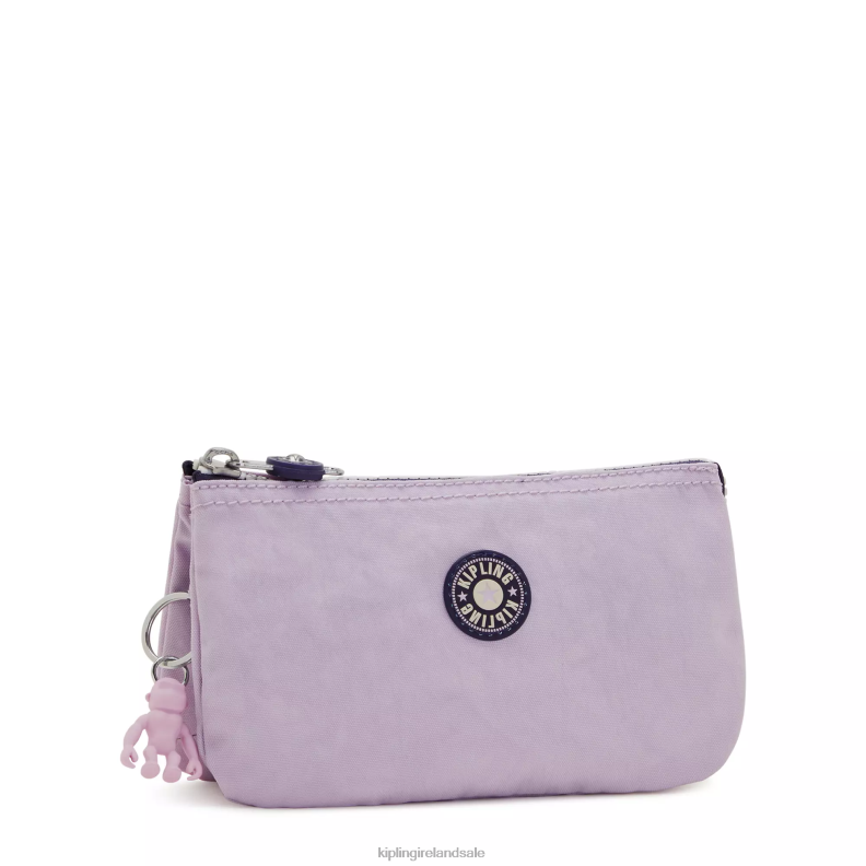 Pouches Gentle Lilac Block Creativity Large Pouch Women Kipling J6TNX540