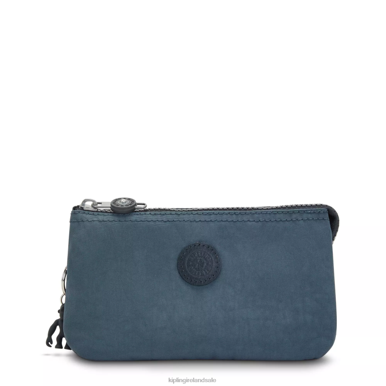 Pouches Nocturnal Grey Creativity Large Pouch Women Kipling J6TNX531