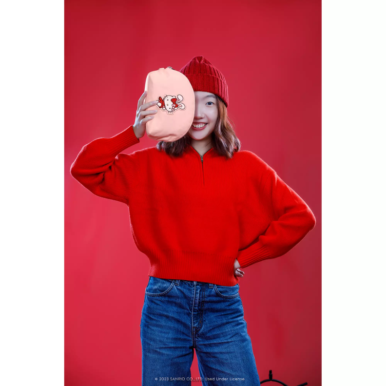 Pouches Rabbit Pink Zadok Hello Kitty Pouch Women Kipling J6TNX566