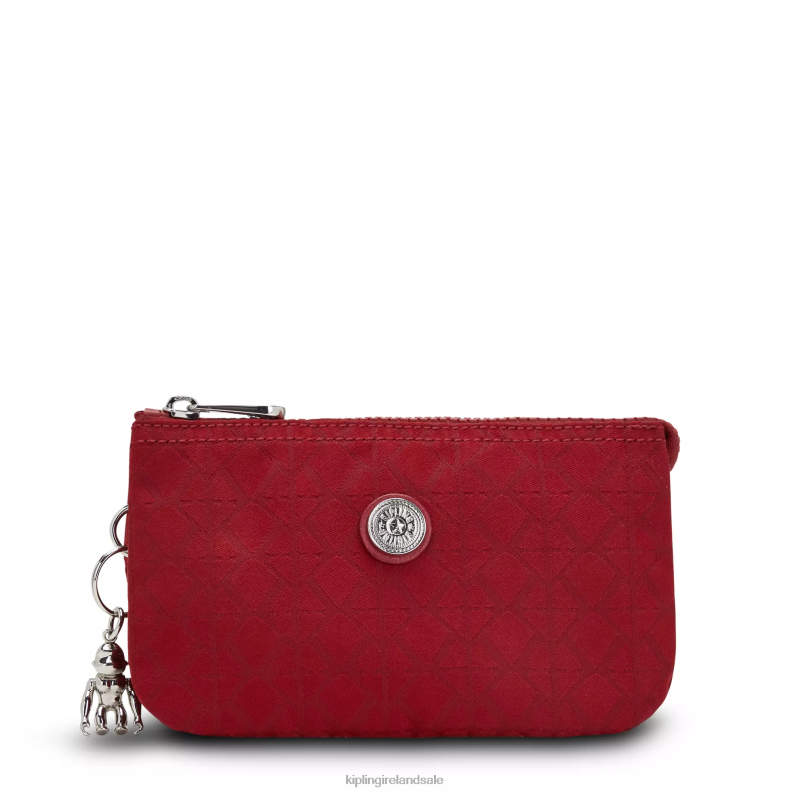 Pouches Signature Red Creativity Large Pouch Women Kipling J6TNX606