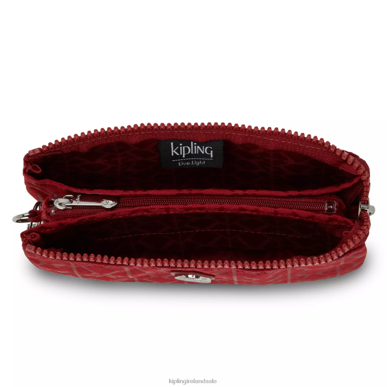 Pouches Signature Red Creativity Large Pouch Women Kipling J6TNX606