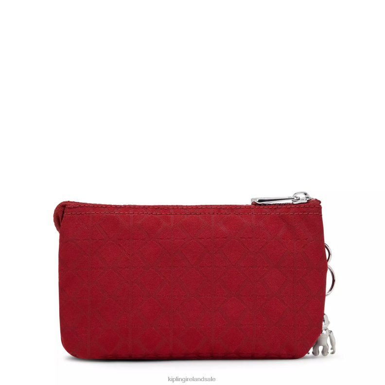 Pouches Signature Red Creativity Large Pouch Women Kipling J6TNX606