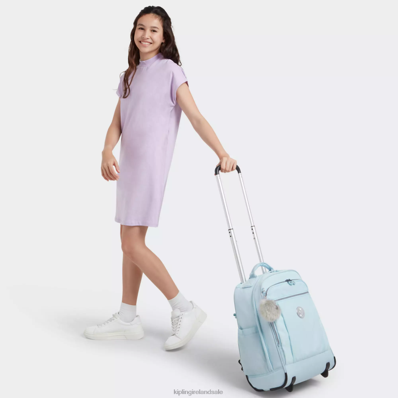 Rolling Backpacks Bridal Blue Gaze Large Rolling Backpack Women Kipling J6TNX494