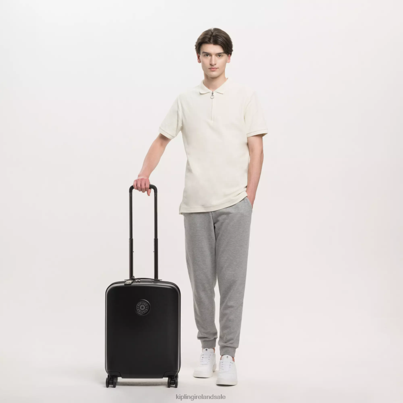 Rolling Luggage Black Noir Curiosity Small 4 Wheeled Rolling Luggage Women Kipling J6TNX513