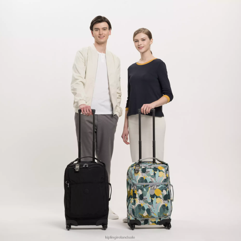 Rolling Luggage Black Noir Darcey Small Carry-On Rolling Luggage Women Kipling J6TNX509