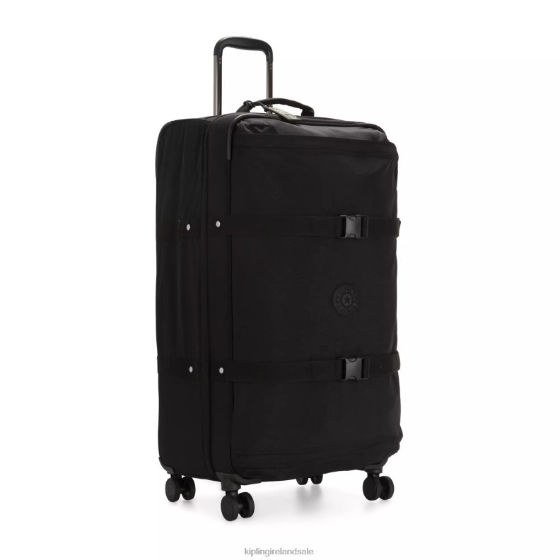 Rolling Luggage Black Noir Spontaneous Large Rolling Luggage Women Kipling J6TNX518