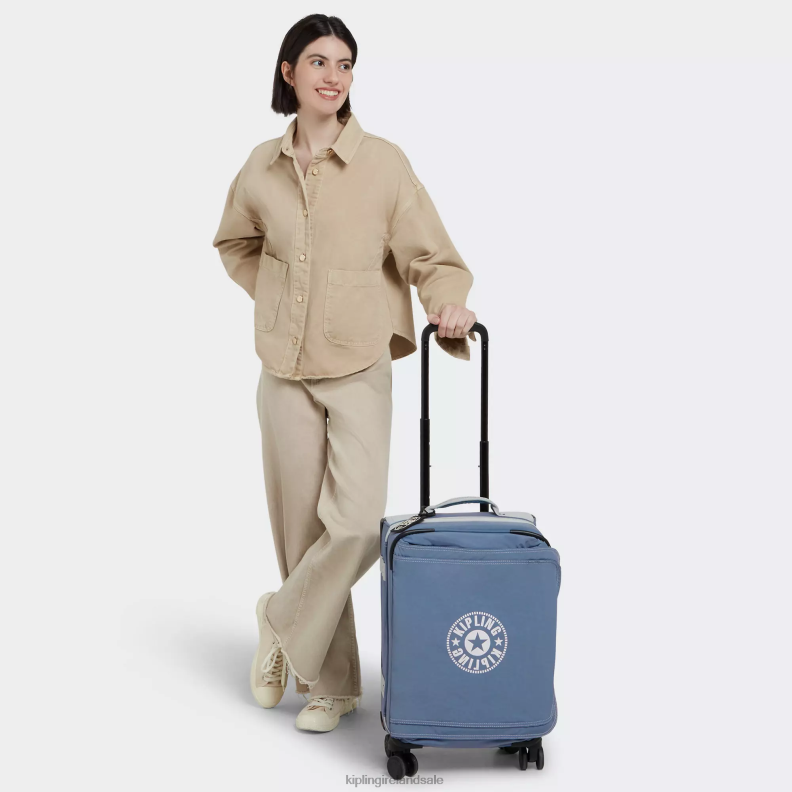 Rolling Luggage Brush Blue C Spontaneous Small Rolling Luggage Women Kipling J6TNX507