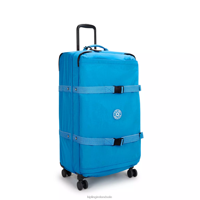 Rolling Luggage Eager Blue Spontaneous Large Rolling Luggage Women Kipling J6TNX519