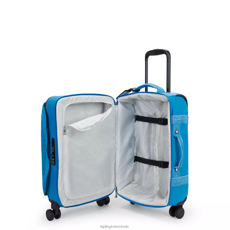 Rolling Luggage Eager Blue Spontaneous Small Rolling Luggage Women Kipling J6TNX505