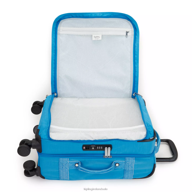 Rolling Luggage Eager Blue Spontaneous Small Rolling Luggage Women Kipling J6TNX505