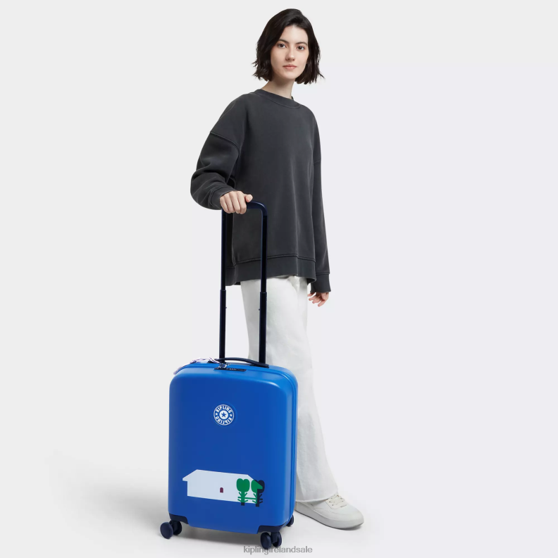 Rolling Luggage Minju Multi Print Curiosity Small Minju Kim 4 Wheeled Rolling Luggage Women Kipling J6TNX512