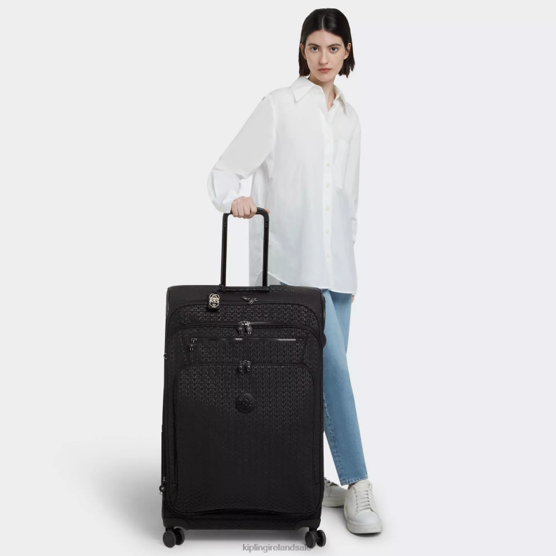 Rolling Luggage Signature Embossed Youri Spin Large 4 Wheeled Rolling Luggage Women Kipling J6TNX523