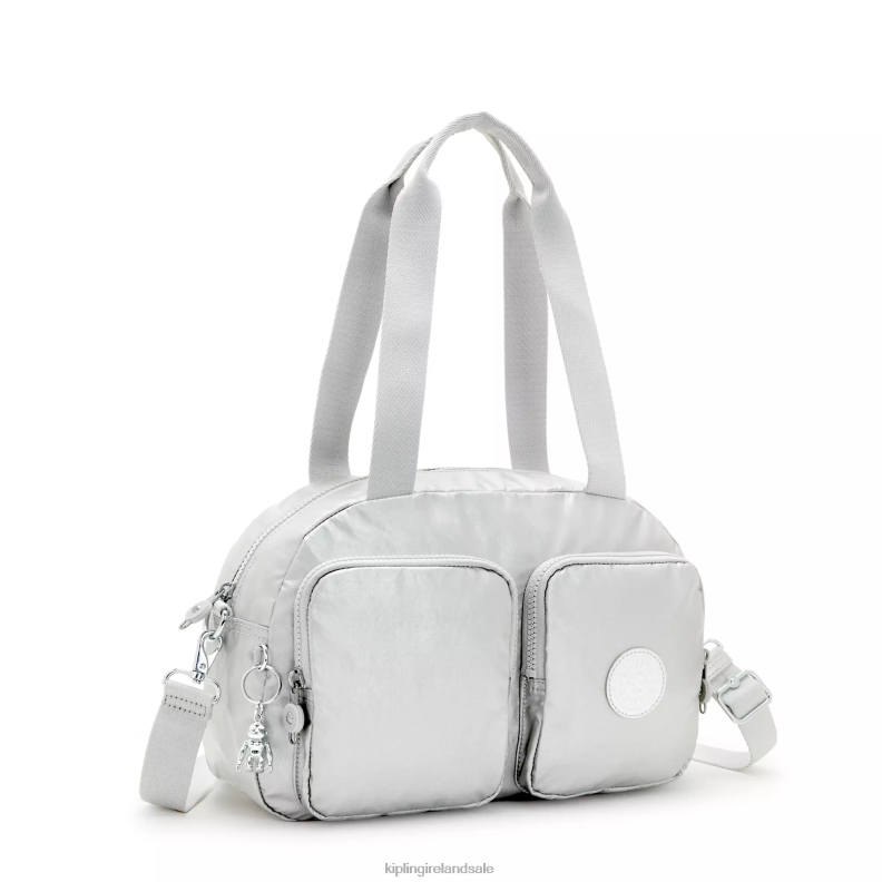Shoulder Bags Bright Metallic Cool Defea Metallic Shoulder Bag Women Kipling J6TNX206