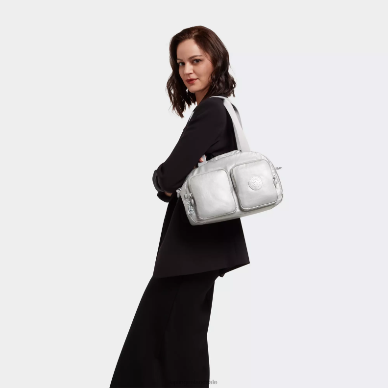 Shoulder Bags Bright Metallic Cool Defea Metallic Shoulder Bag Women Kipling J6TNX206